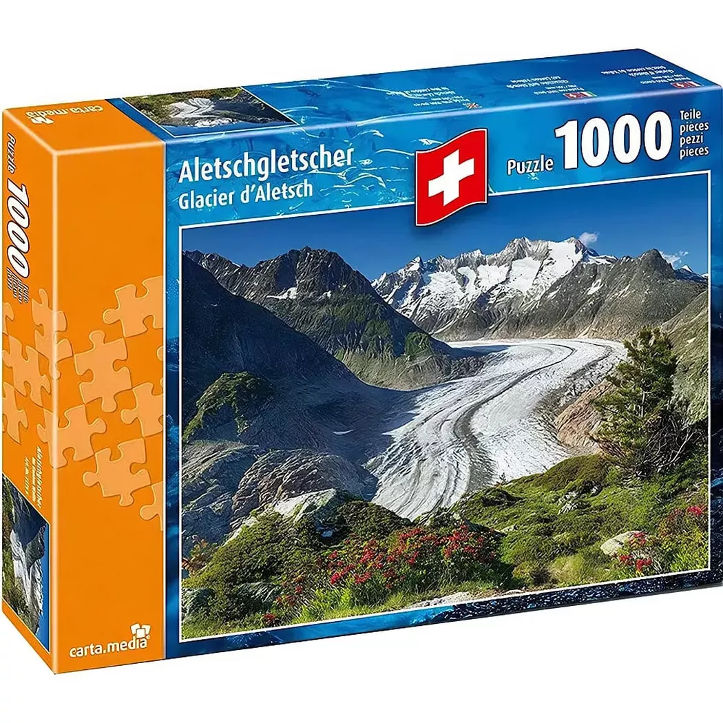 Carta.Media - Puzzle Aletschgletscher