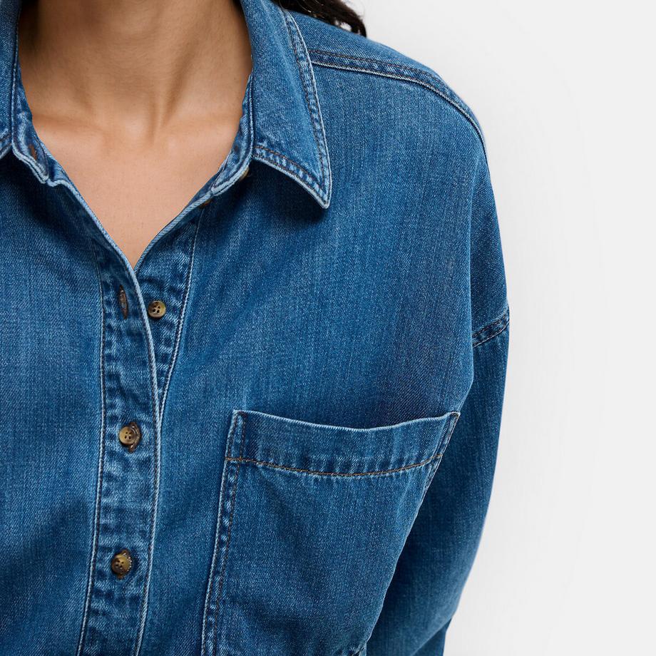 La Redoute Collections Chemise oversize en denim  
