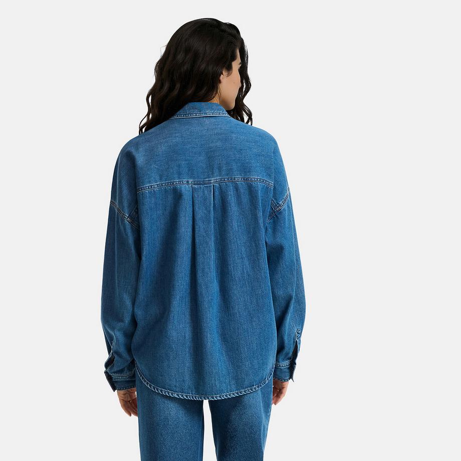 La Redoute Collections Chemise oversize en denim  