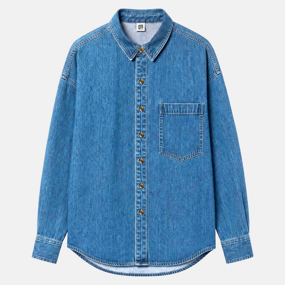 La Redoute Collections Chemise oversize en denim  