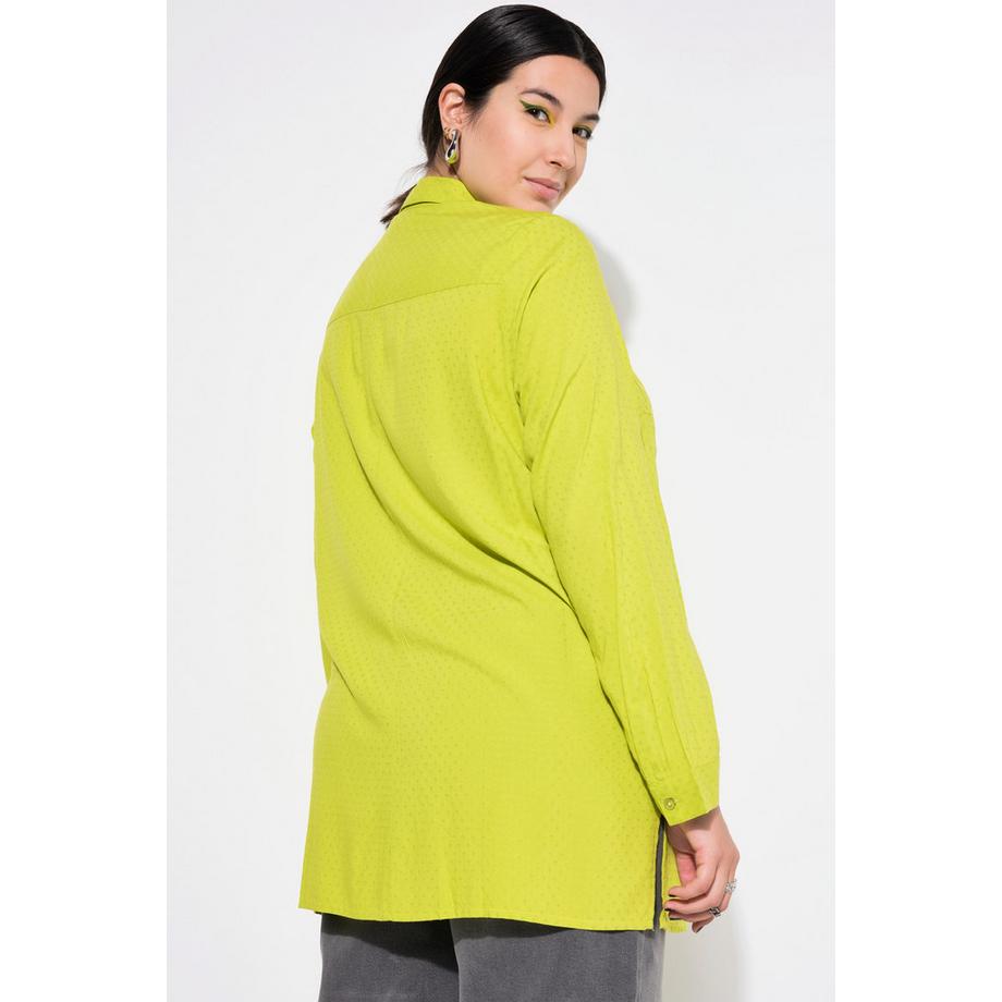 Studio Untold Camicia Taglio Squadrato Tessuto Operato  