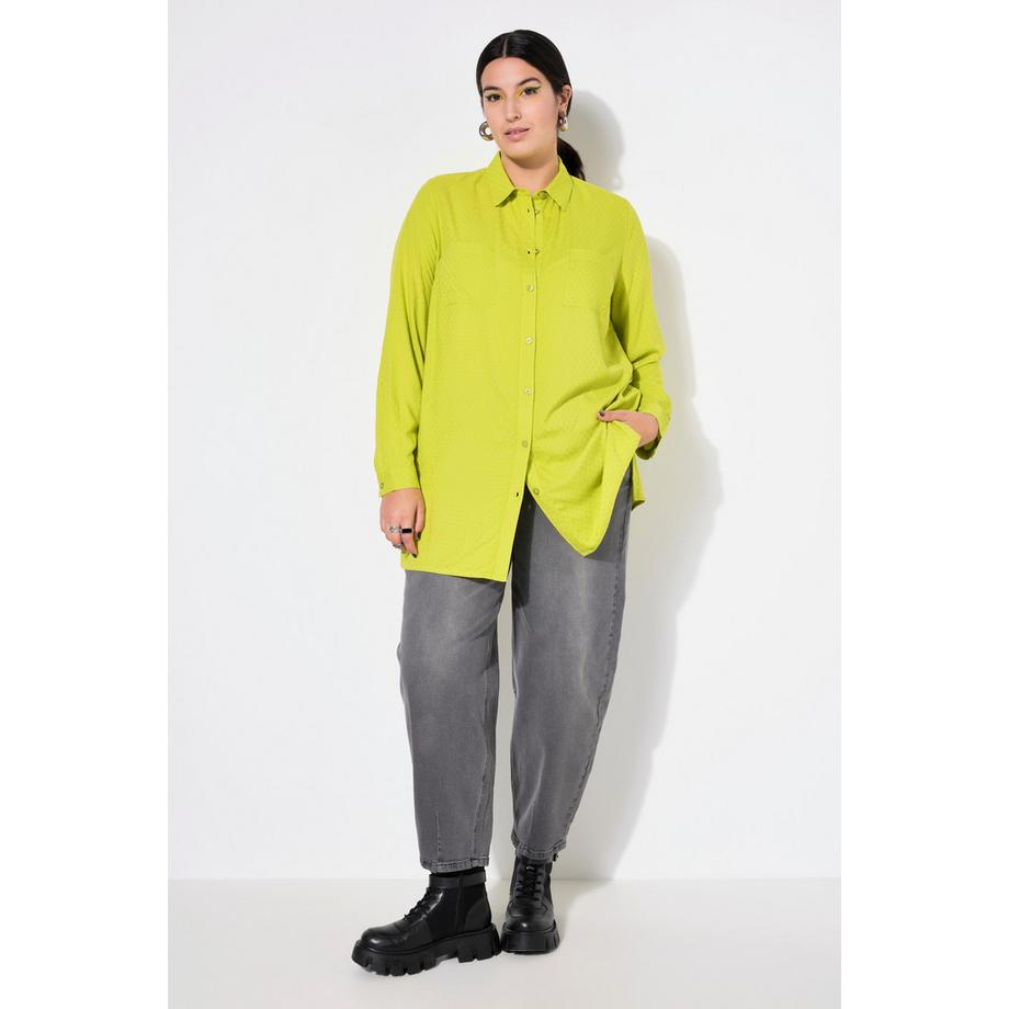 Studio Untold Camicia Taglio Squadrato Tessuto Operato  