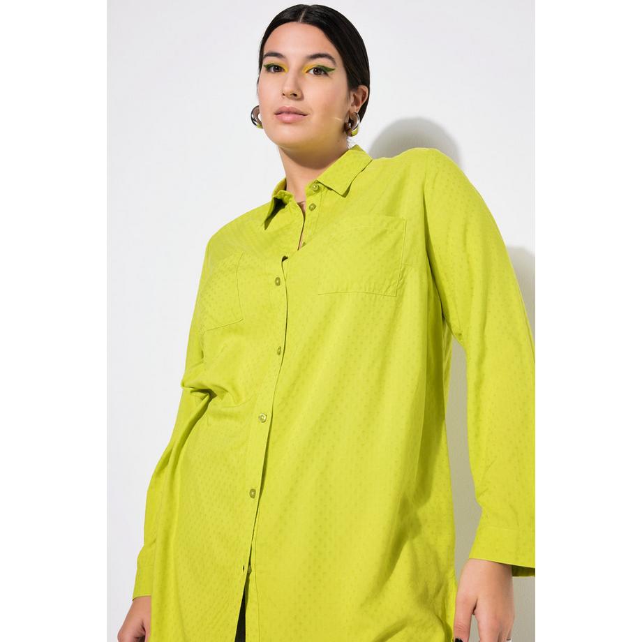 Studio Untold Camicia Taglio Squadrato Tessuto Operato  