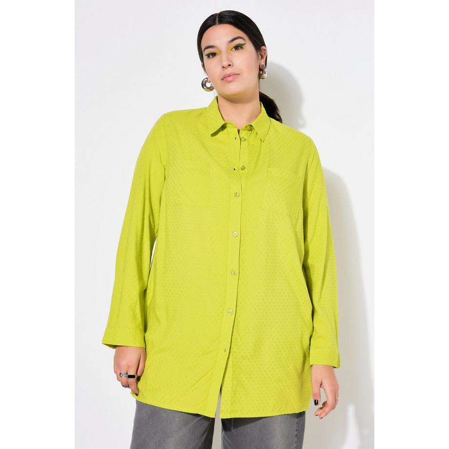 Studio Untold Camicia Taglio Squadrato Tessuto Operato  