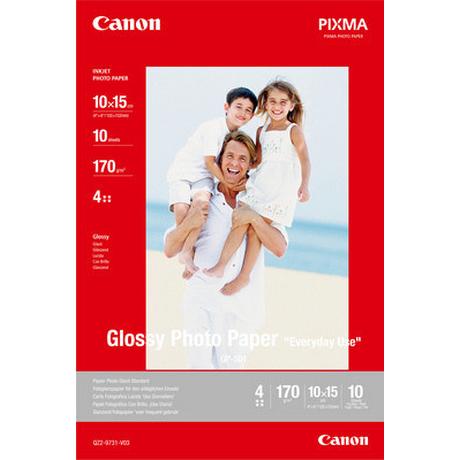 Canon CANON Glossy Photo Paper 10x15cm GP5014x6 InkJet, Everyday 210g 10 Bl.  