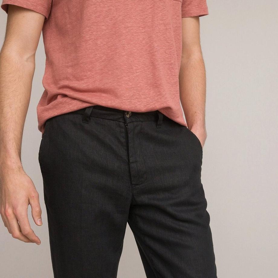 La Redoute Collections Leinen Straight Hose  