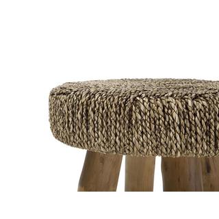 Beliani Table d'appoint en Teck Boho KELSEY  