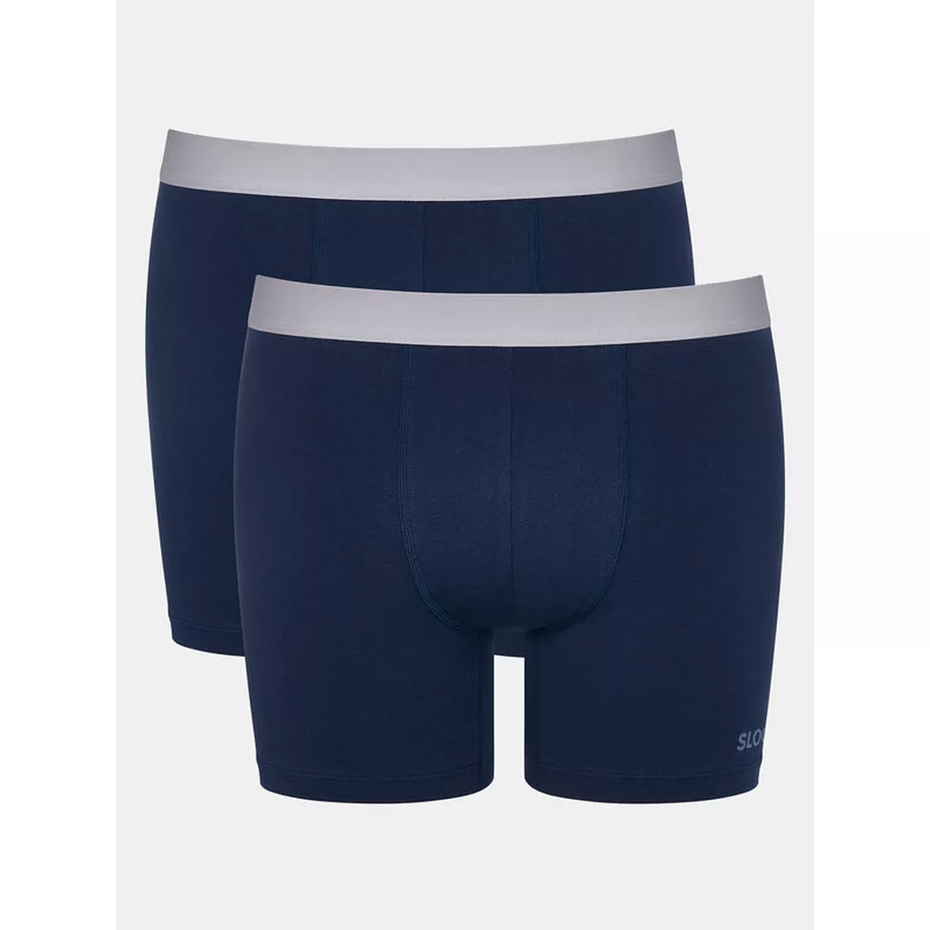 sloggi Boxer "Men GO ABC 2.0" längeres Bein, Baumwollmix, weich, elastischer Bund