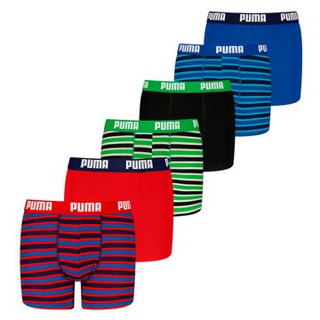 Boxer Ragazzi Confezione da 6 Vestibilità confortevole-Everyday Striped Boxers ECOM 6P