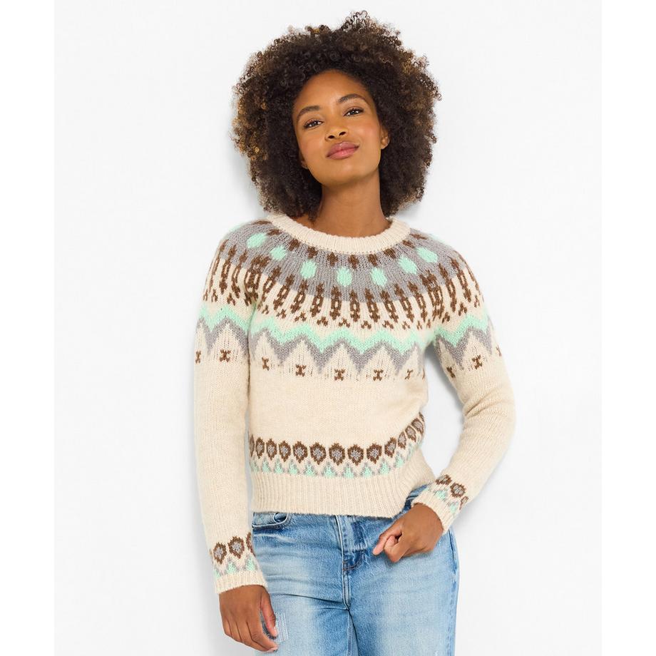 Joe Browns Pull Fair Isle Douillet Saisonier  