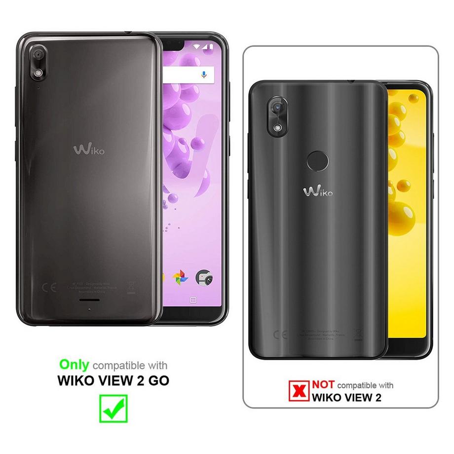 Cadorabo  Housse compatible avec WIKO VIEW 2 GO - Coque de protection avec fermeture magnétique, fonction de support et compartiment pour carte 