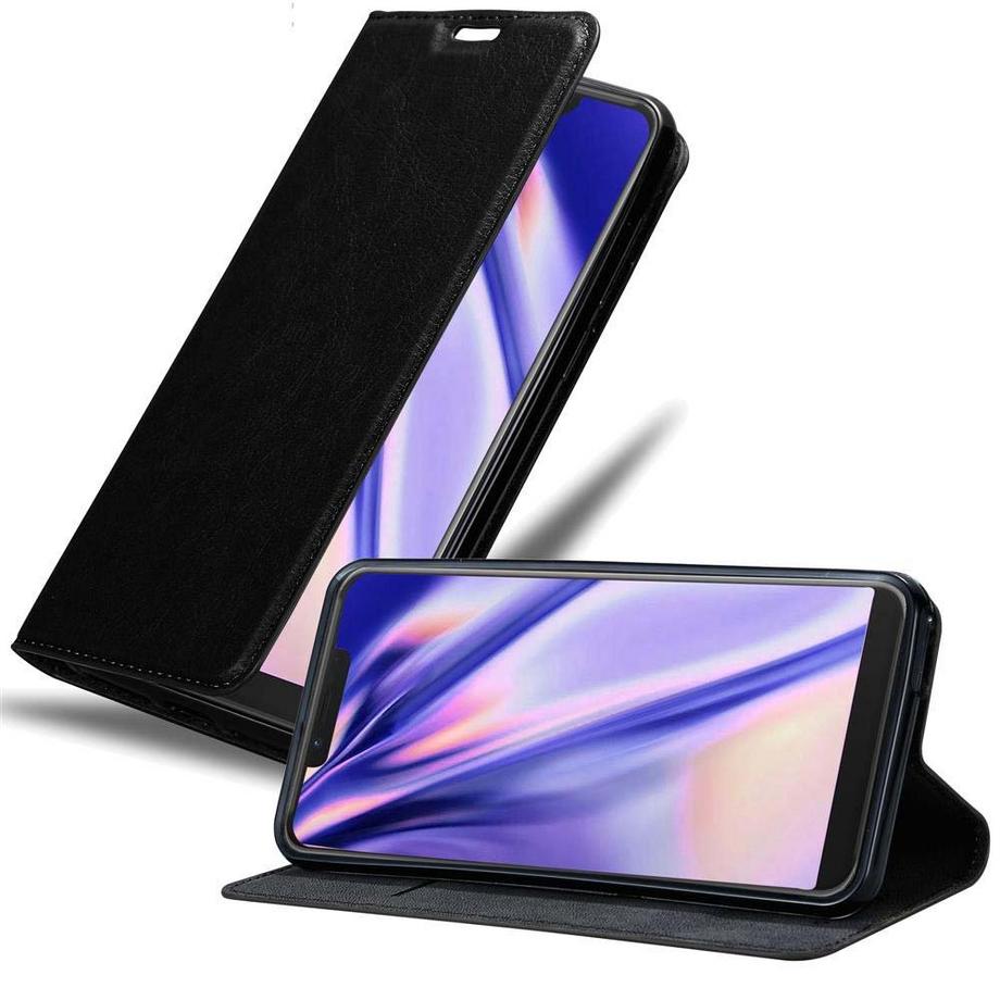 Cadorabo  Housse compatible avec WIKO VIEW 2 GO - Coque de protection avec fermeture magnétique, fonction de support et compartiment pour carte 
