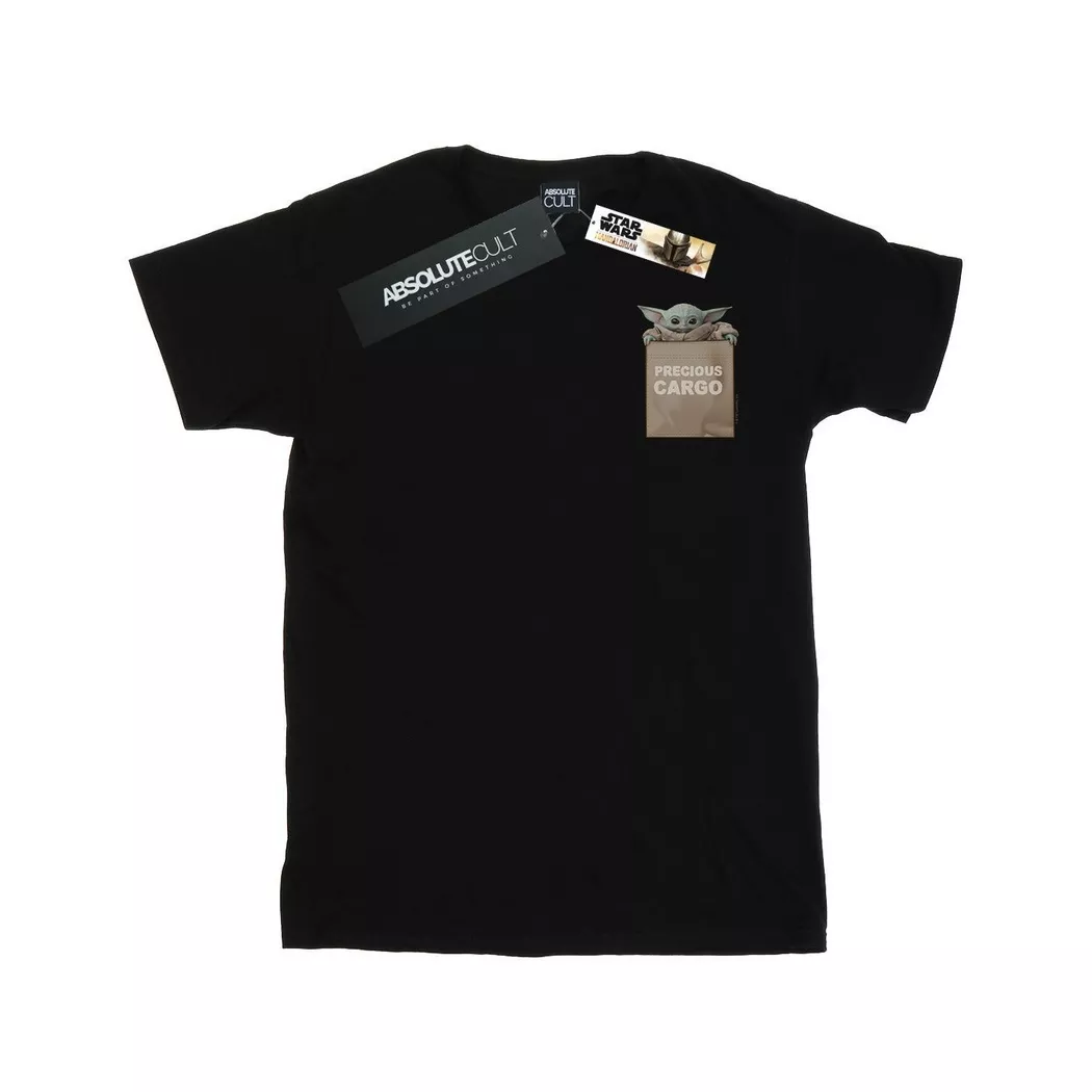 STAR WARS - The Mandalorian Precious Cargo TShirt, für Damen, Schwarz, Größe S
