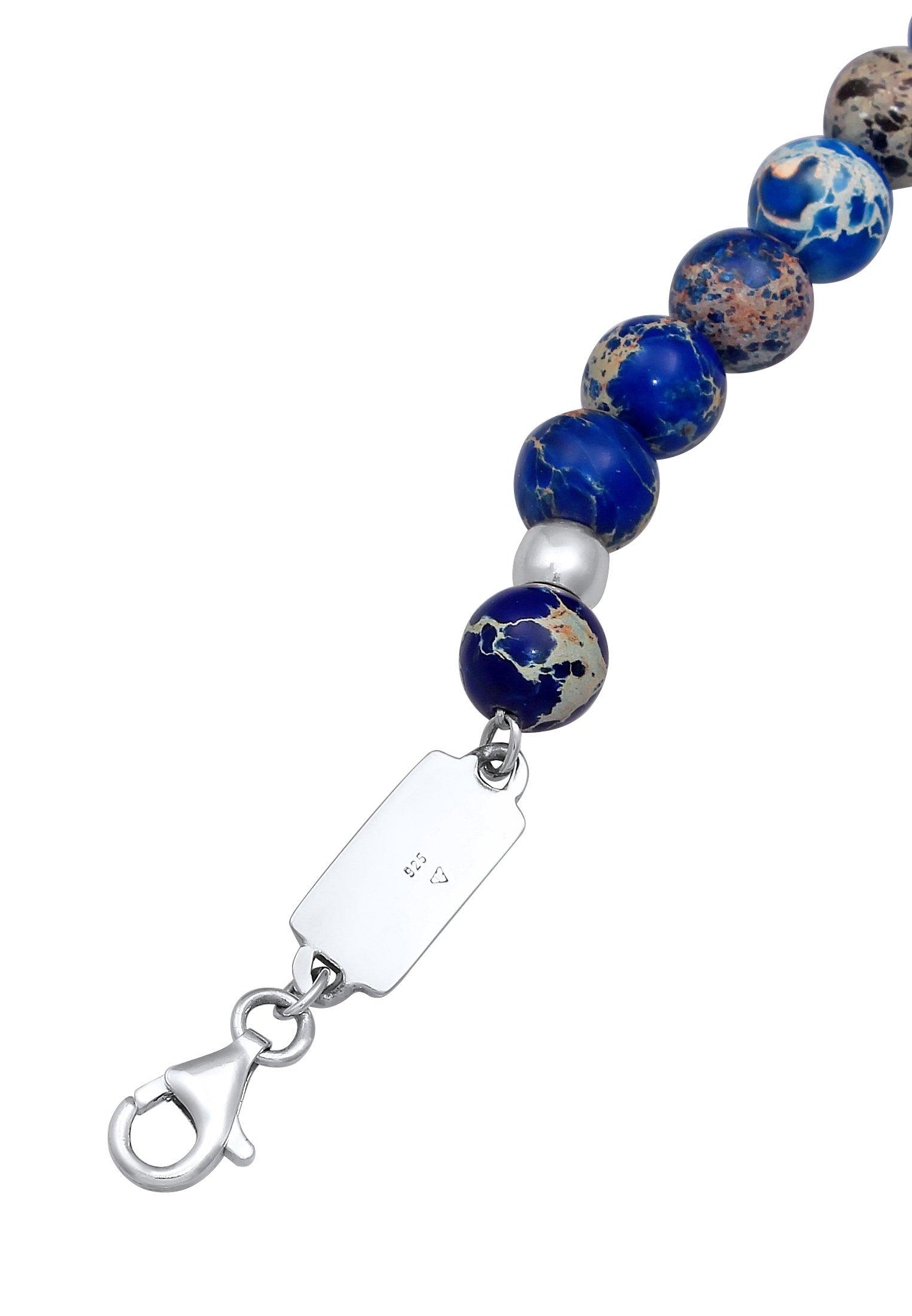 Kuzzoi  Halskette Achat Bead Steinkette 925 Silber 