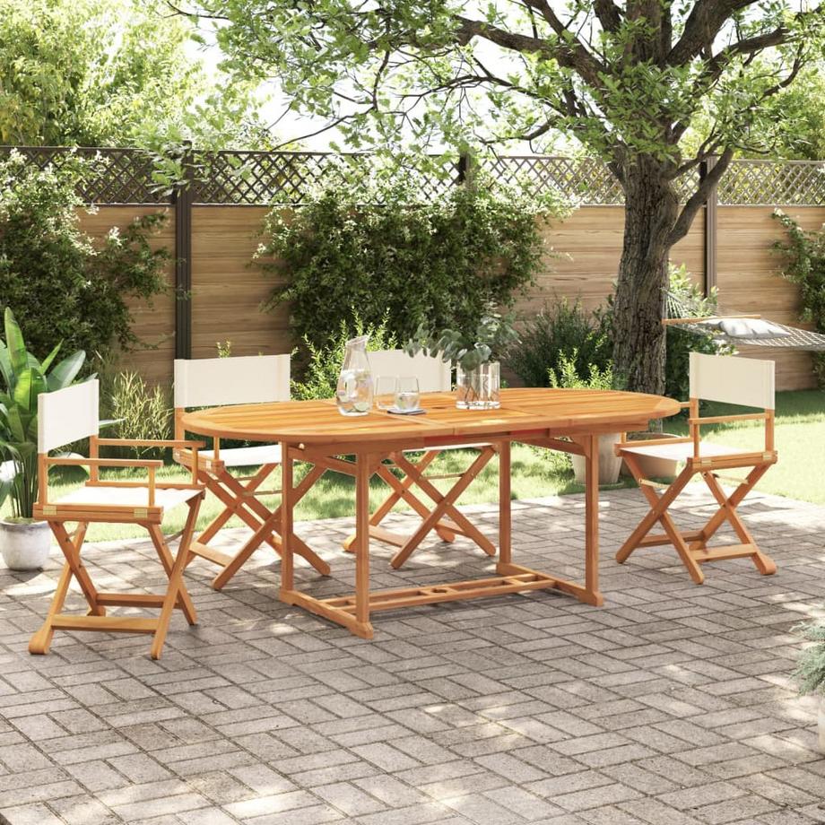 VidaXL Klappbarer gartenstuhl akazienholz  