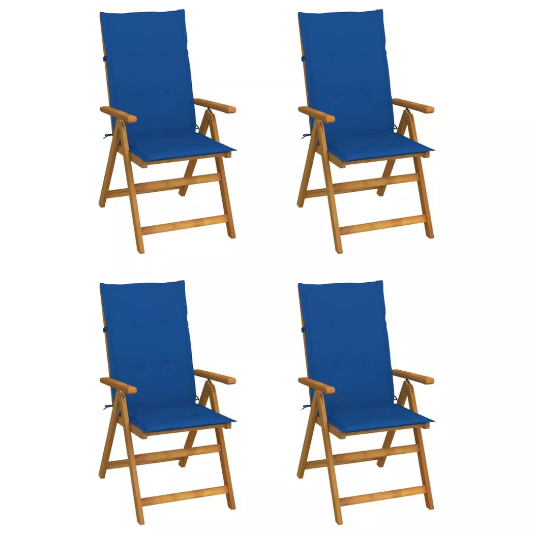 VidaXL - sedia Legno di acacia, One Size, Blu