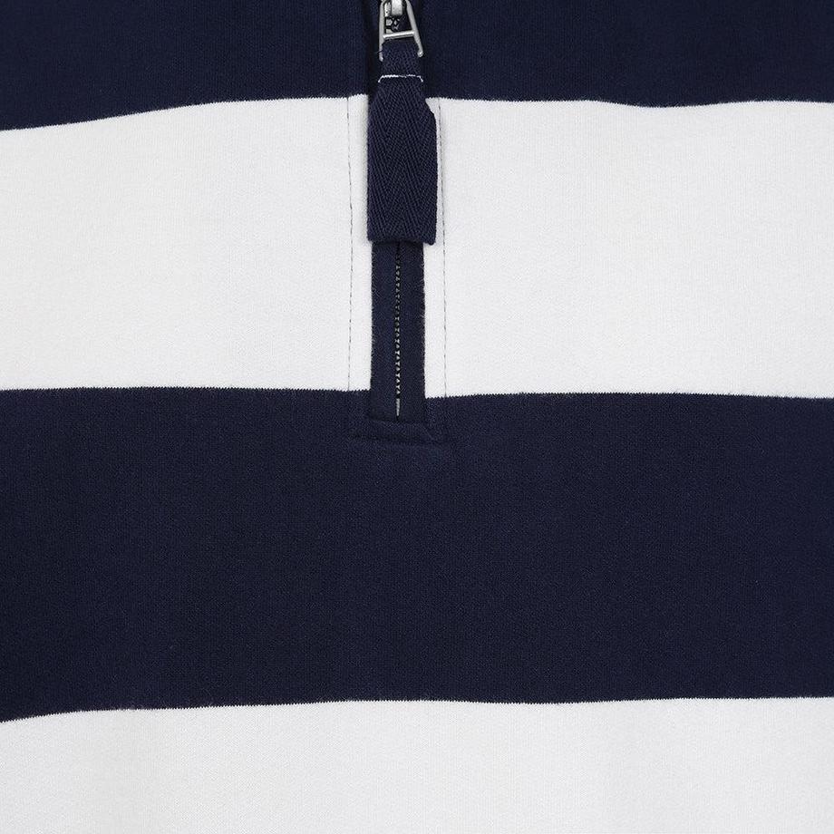 Lazy Jacks Sweatshirt rayé à quart de zip  