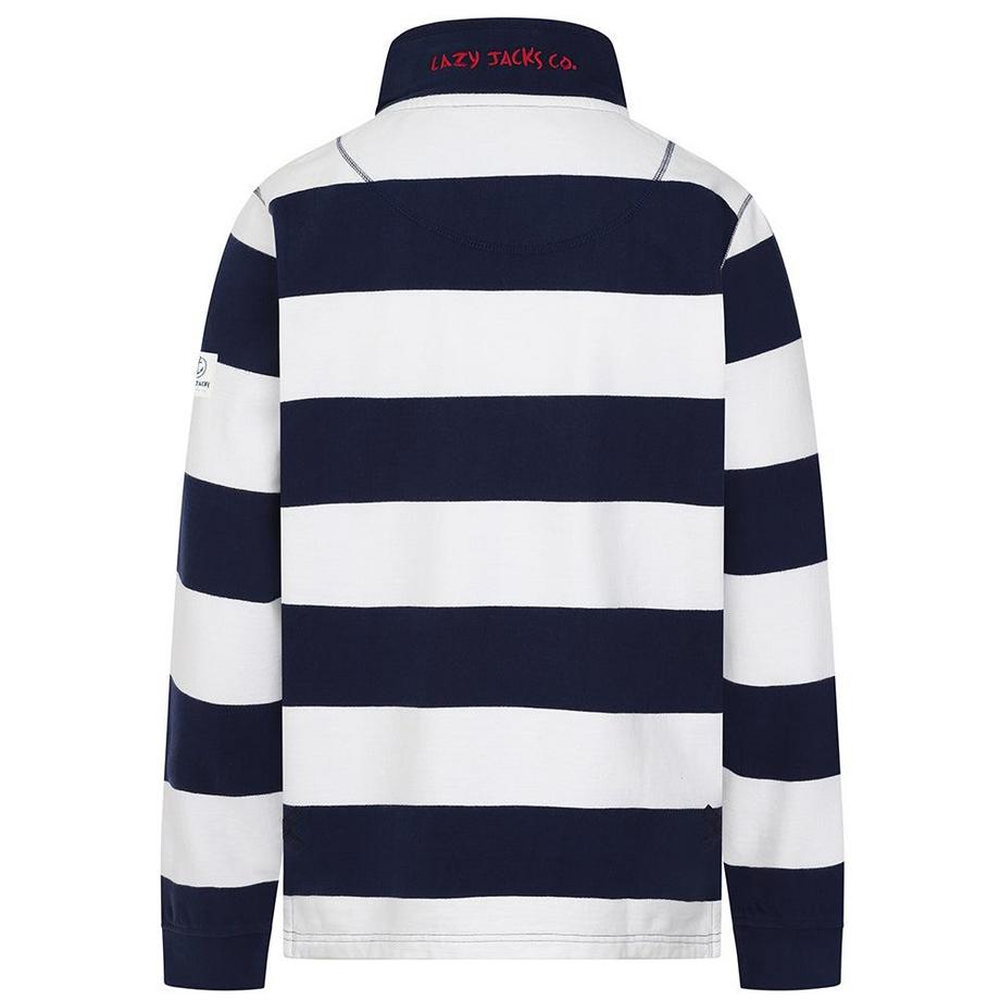 Lazy Jacks Sweatshirt rayé à quart de zip  