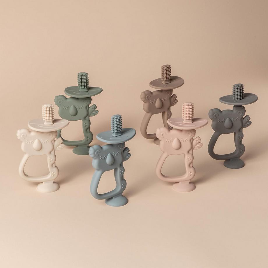 Activity-board  Anneau de dentition pour bébé avec base de succion, brosse à dents pour bébé, anneau de dentition 