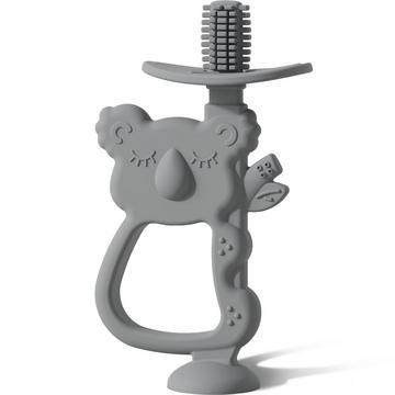 Baby-Beißring mit Saugfuß, Baby-Zahnbürste, Beißring