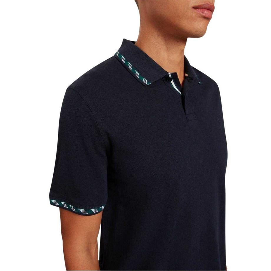TED BAKER Polo Manches Courtes Jacquard  
