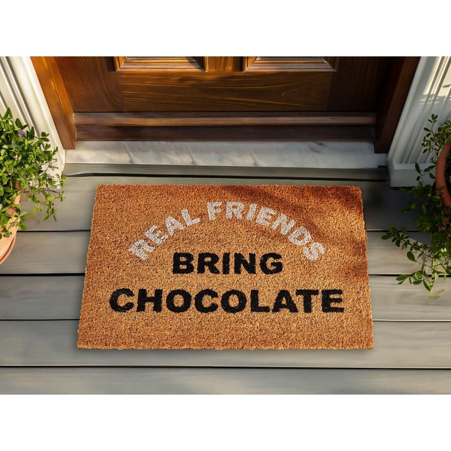 Beliani Tappetino da Ingresso en Fibra di Cocco Moderno PAMIR  