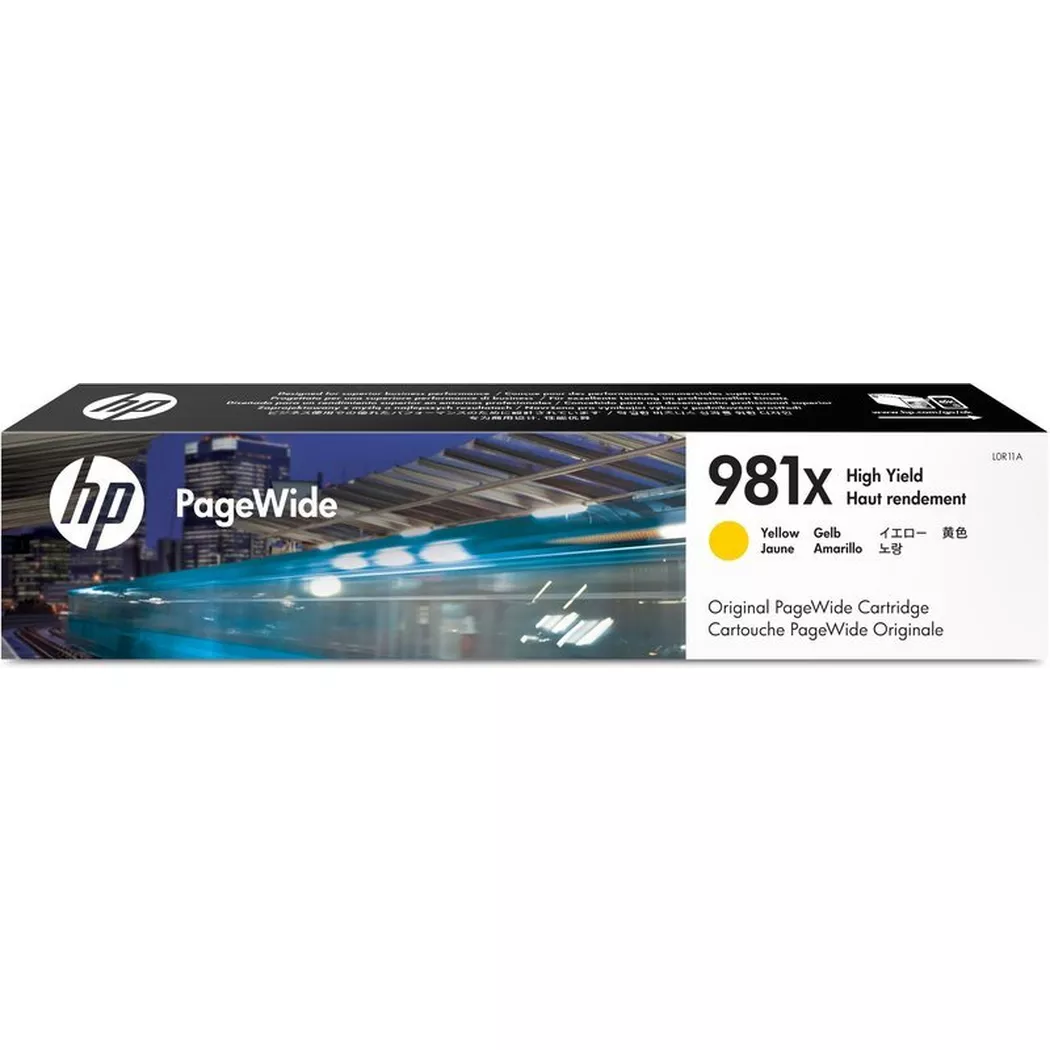 Hewlett-Packard – HP Tintenpatrone 981X yellow L0R11A PW Enterprise 556 10’000 S., One Size