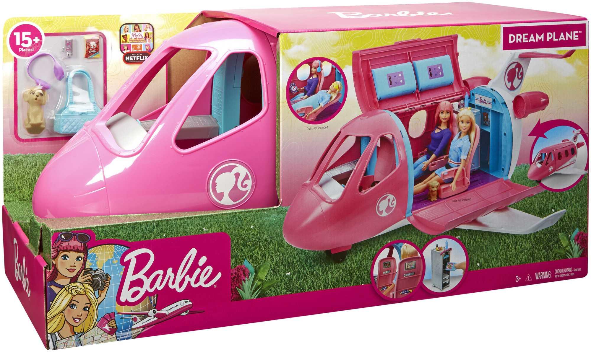 Barbie  Fahrzeuge Reise Traumflugzeug (ohne Puppe) 