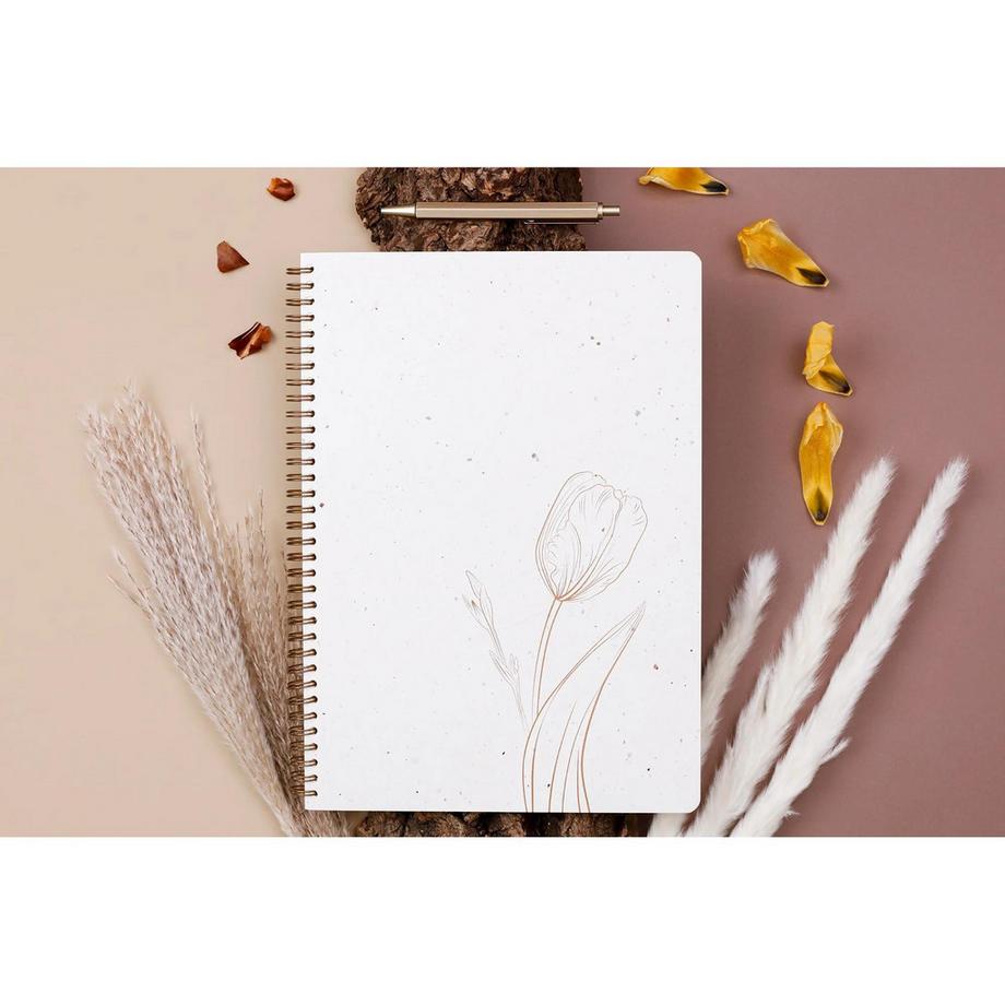 Clairefontaine Quaderno a Spirale Tulipano x4  