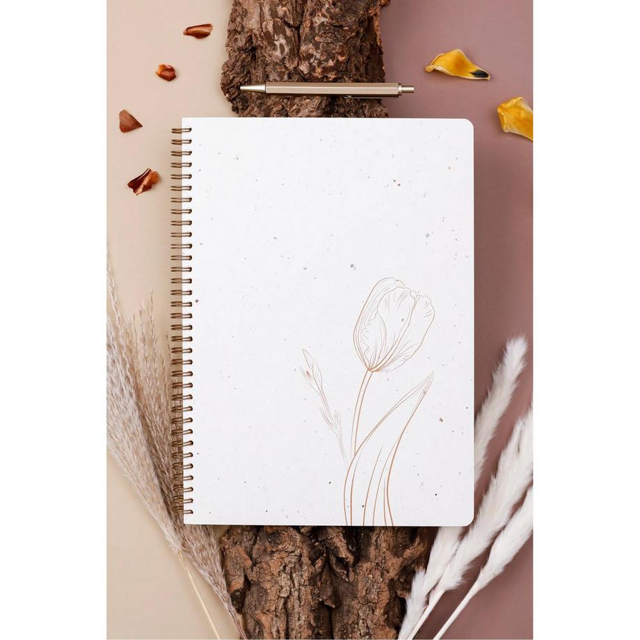 Clairefontaine Quaderno a Spirale Tulipano x4  