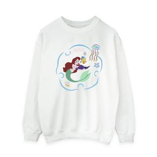 Disney The Little Mermaid Reading A Book Sweatshirt  
