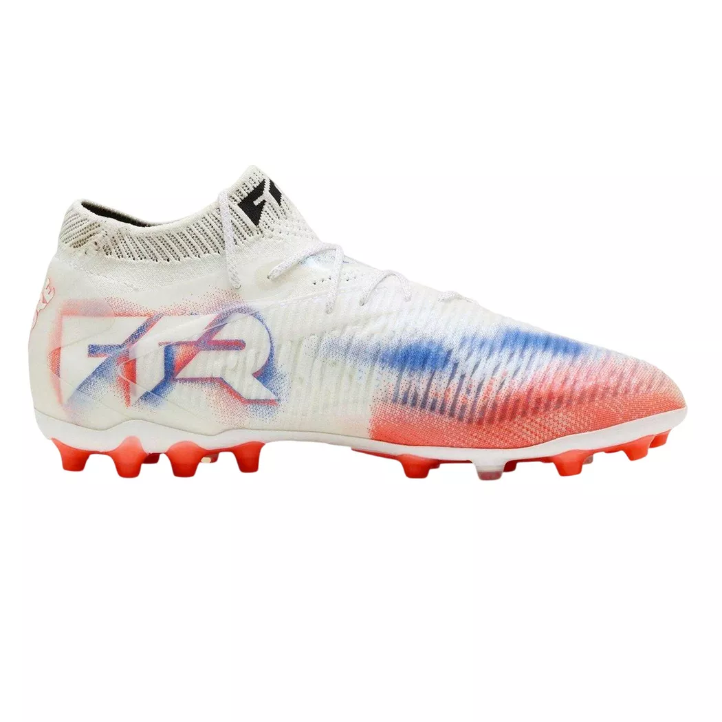Puma - Future 8 Fußballschuhe Mit Festem Boden, für Herren, Weiss, Größe 42.5