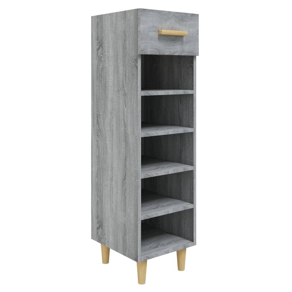 VidaXL Armoire à chaussures bois d'ingénierie  