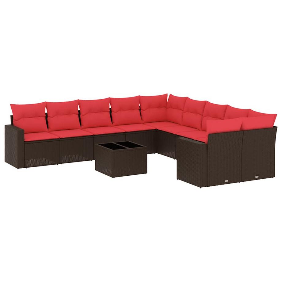 set divano da giardino Polirattan
