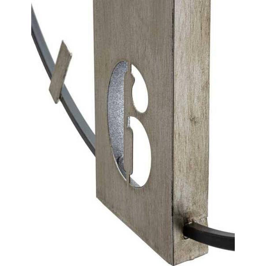 mutoni Wanduhr silbern  
