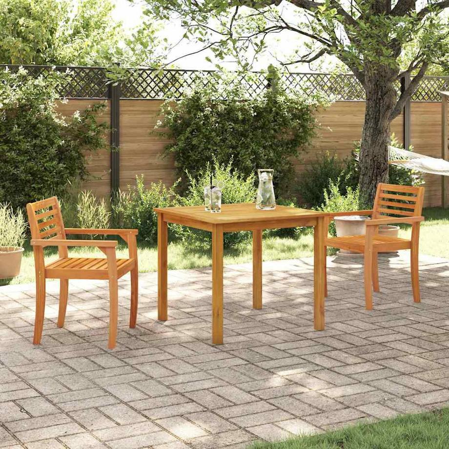 VidaXL Ensemble de salle à manger pour jardin bois d'acacia massif  