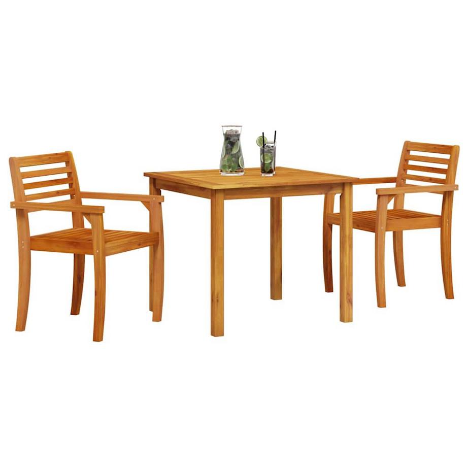 VidaXL Ensemble de salle à manger pour jardin bois d'acacia massif  