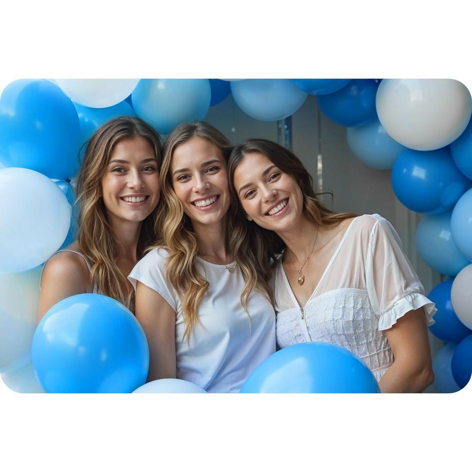 B2X  Bombola di elio da 0,20 m3 con palloncini e nastro Ricokids 