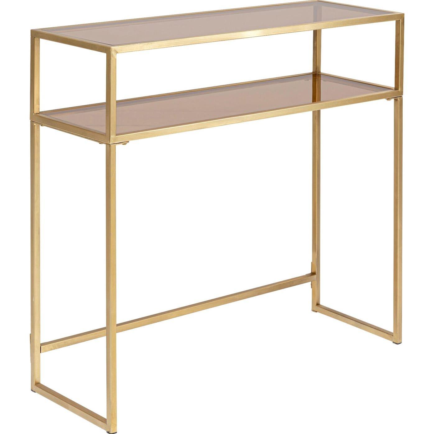 KARE Design Konsole Loft gold 85x80  
