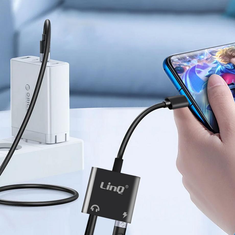 Avizar  Adattatore da USB-C a jack e USB-C LinQ 