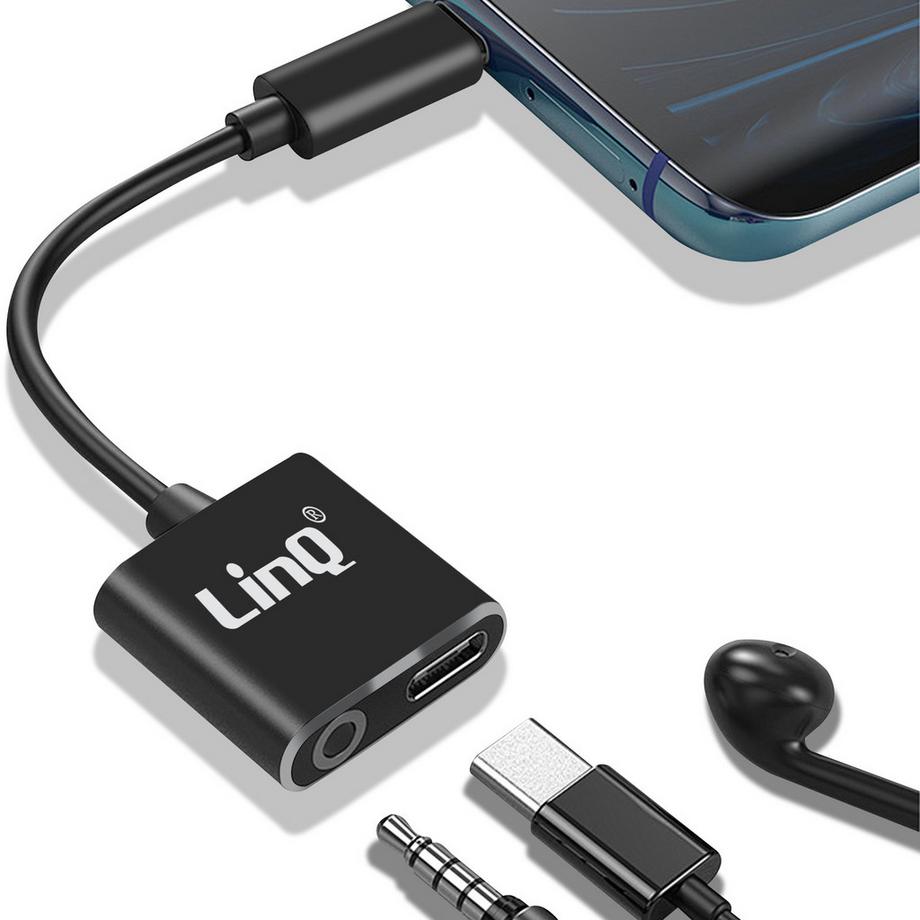 Avizar  Adattatore da USB-C a jack e USB-C LinQ 