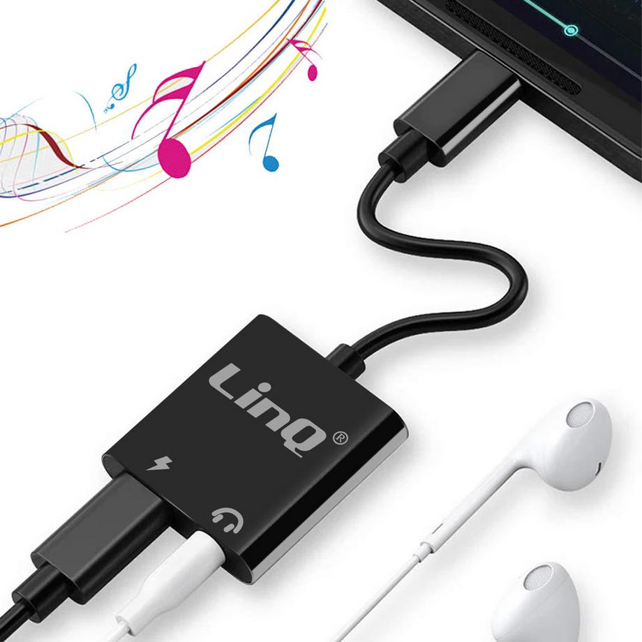Avizar  Adattatore da USB-C a jack e USB-C LinQ 