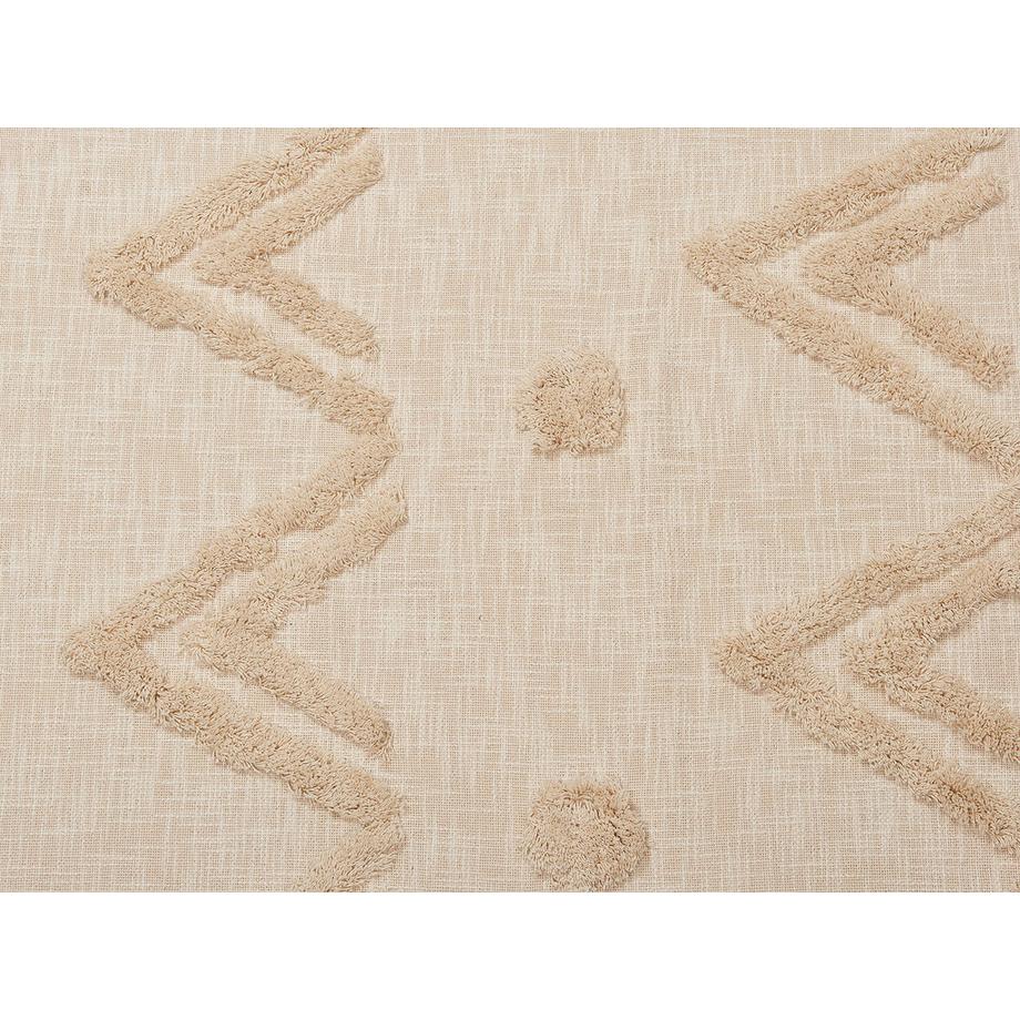 Beliani Retro FATEHPUR Baumwoll Kuscheldecke  