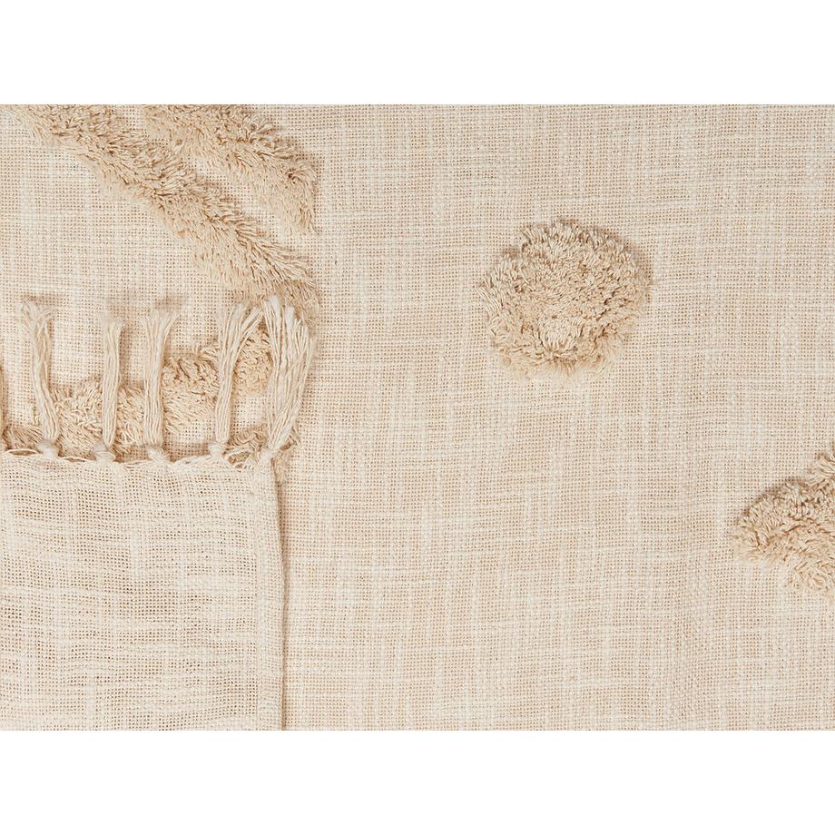 Beliani Retro FATEHPUR Baumwoll Kuscheldecke  