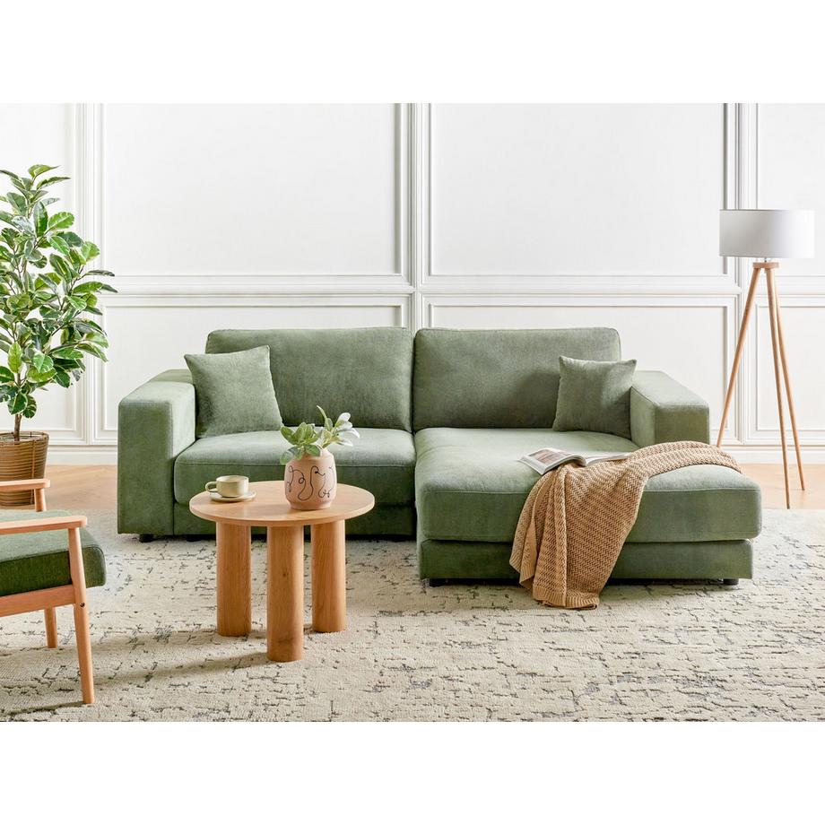 Beliani Ecksofa aus Stoff  LOFOTEN  