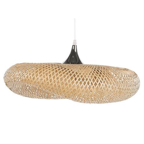 Beliani Lampe suspension en Bambou Moderne BOYNE  