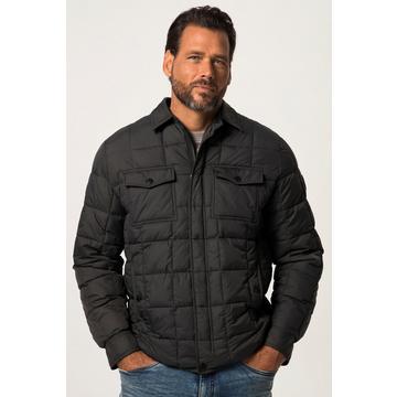 Giacca trapuntata con collo da camicia e quattro tasche, disponibile nella versione tall