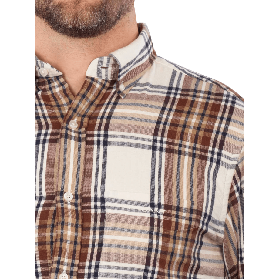 GANT Windblown Flanellhemd Regular Fit  