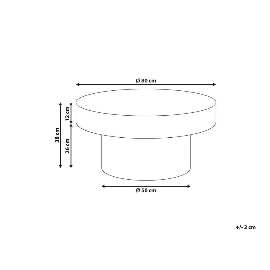 Beliani Table basse en MDF  SEUL  