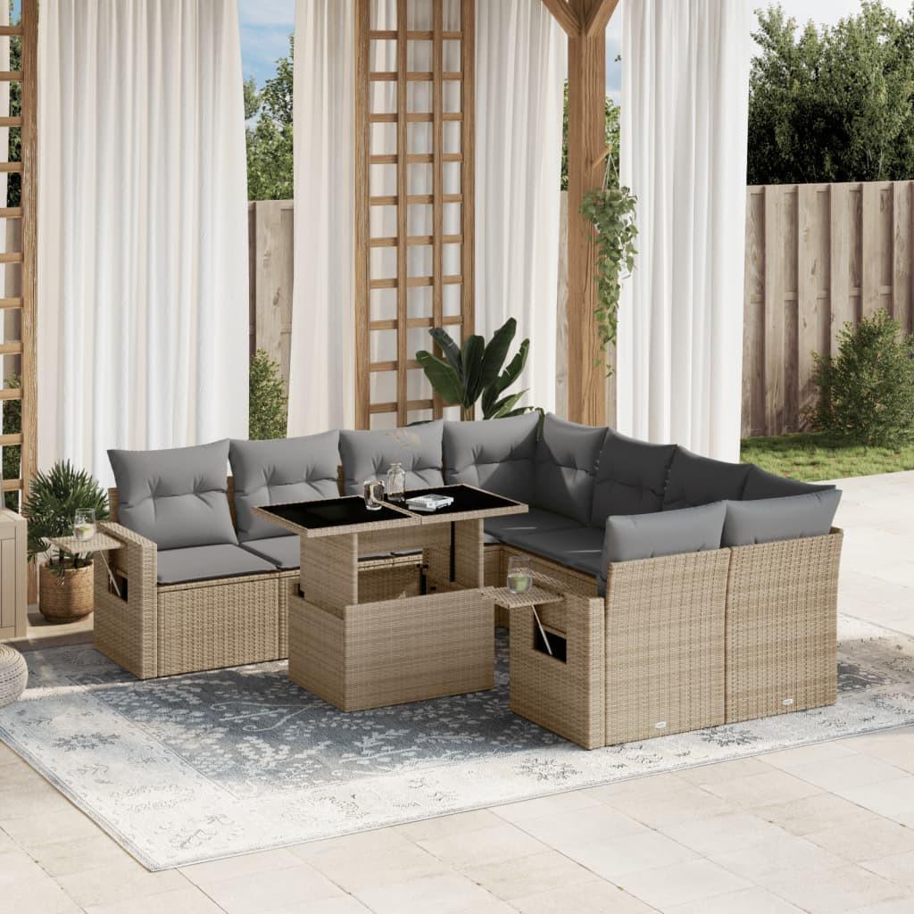 VidaXL Garten sofagarnitur poly-rattan  